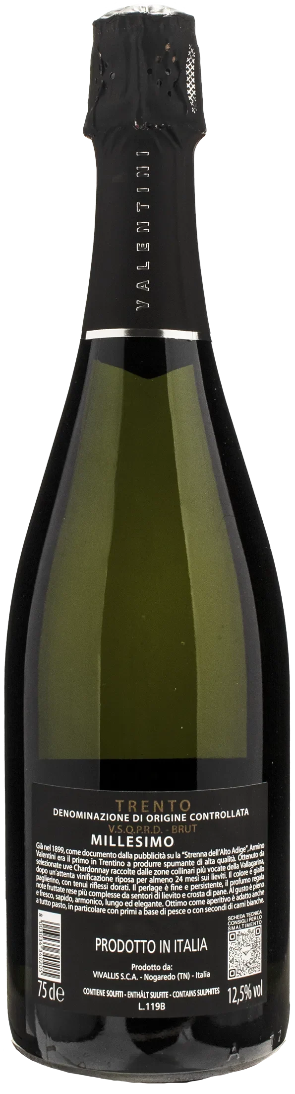 Valentini di Weinfeld Valentini Trento Brut Millesimato 2020