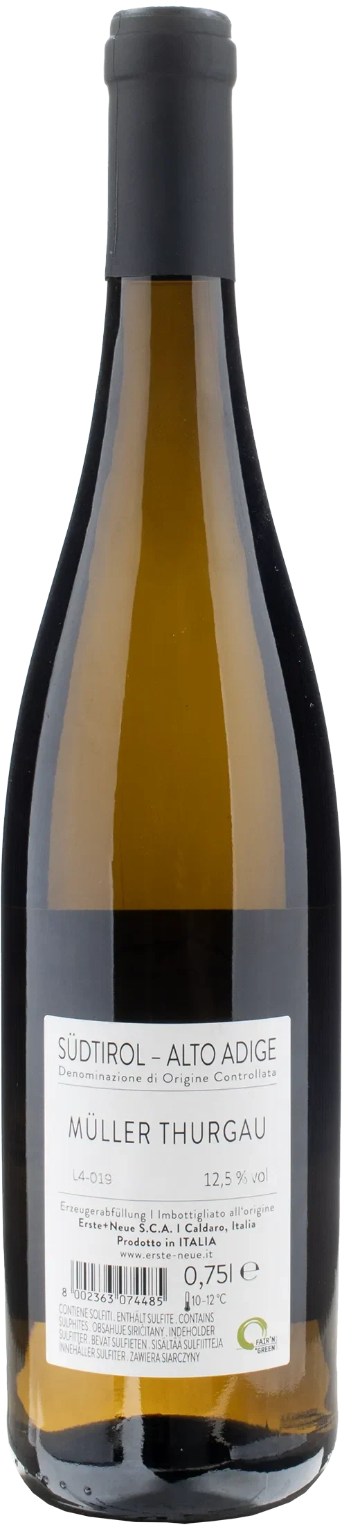 Erste Neue Muller Thurgau 2023