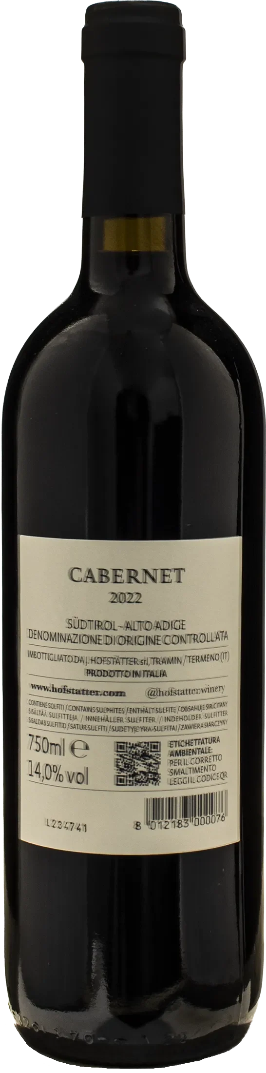 J. Hofstatter Cabernet 2022
