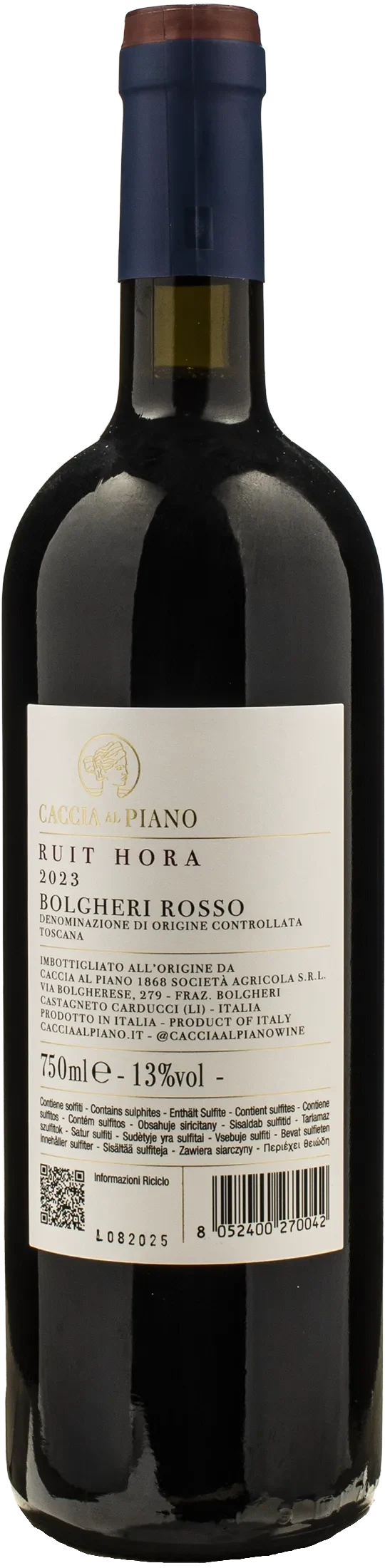 Caccia al Piano Bolgheri Ruit Hora 2023