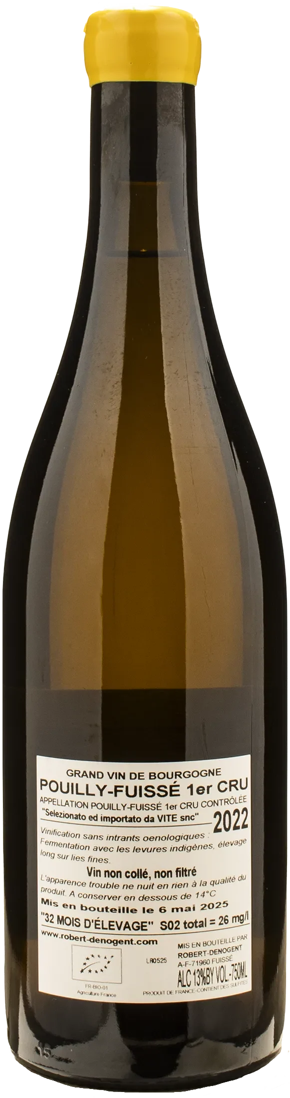 Robert Denogent Pouilly Fuisse 1er Cru Les Reisses 2022
