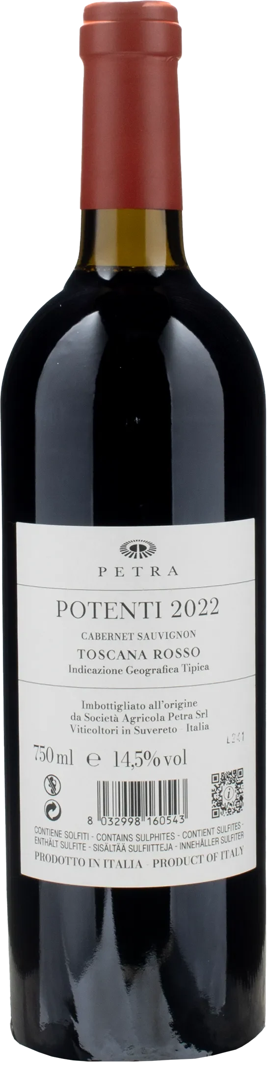Petra Cabernet Sauvignon Toscana Potenti 2022