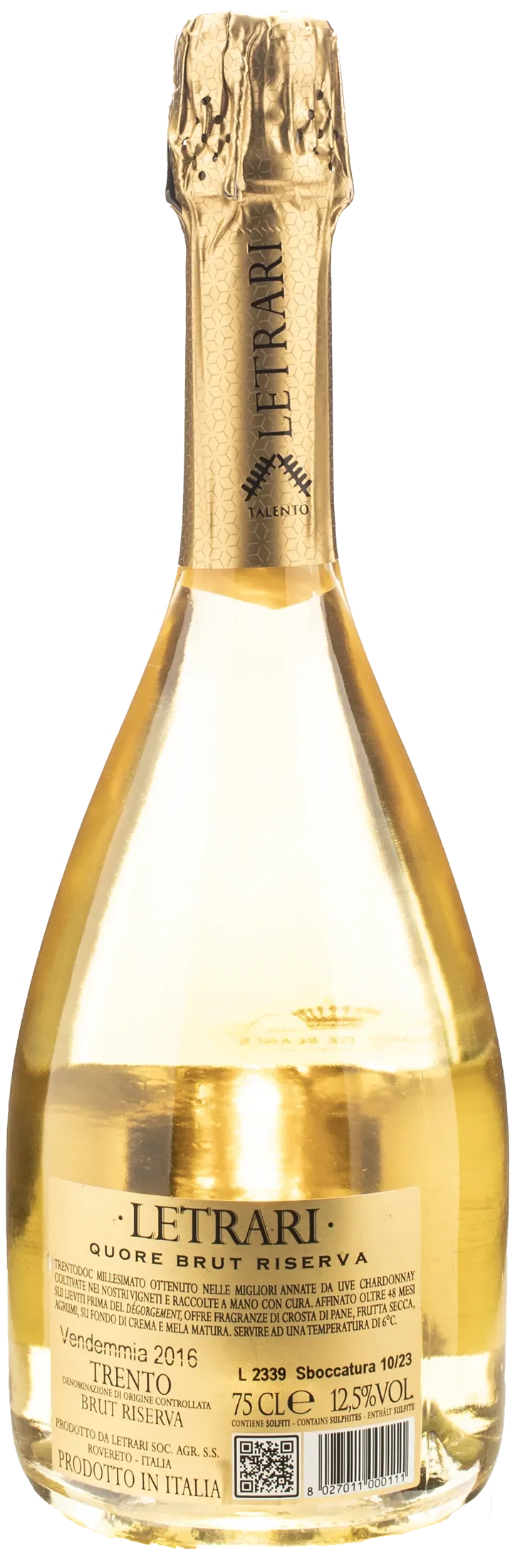 Letrari Quore Riserva Brut 2016