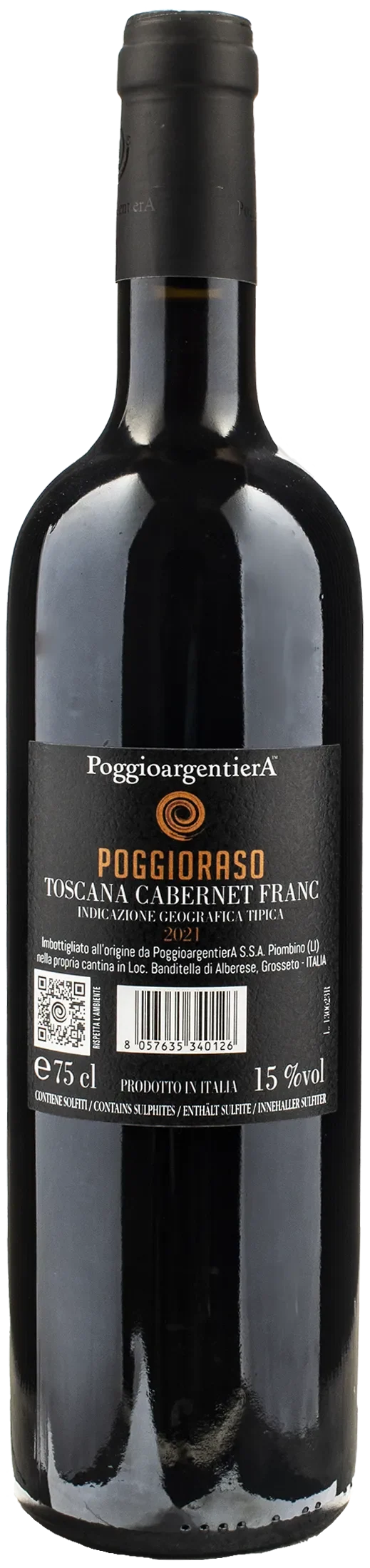 Poggio Argentiera Cabernet Franc Poggioraso 2021