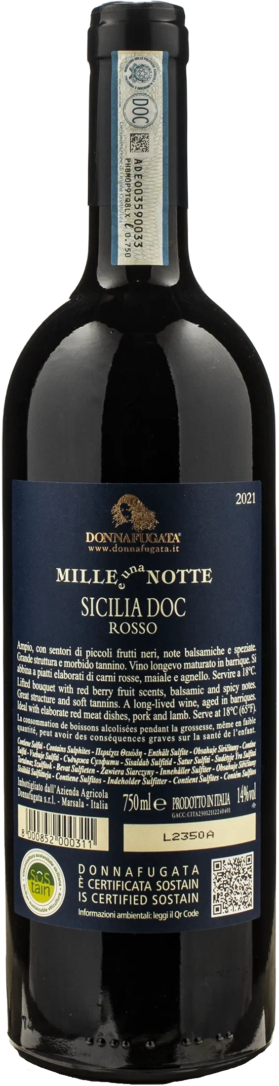 Donnafugata Mille e una Notte 2021