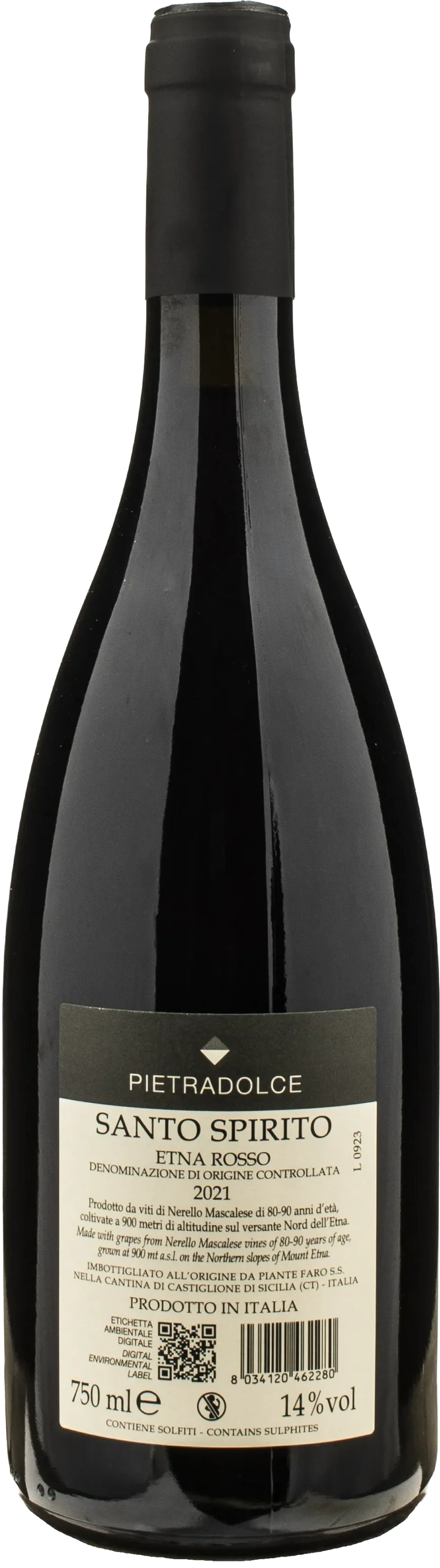Pietradolce Etna Rosso Contrada Santo Spirito 2021