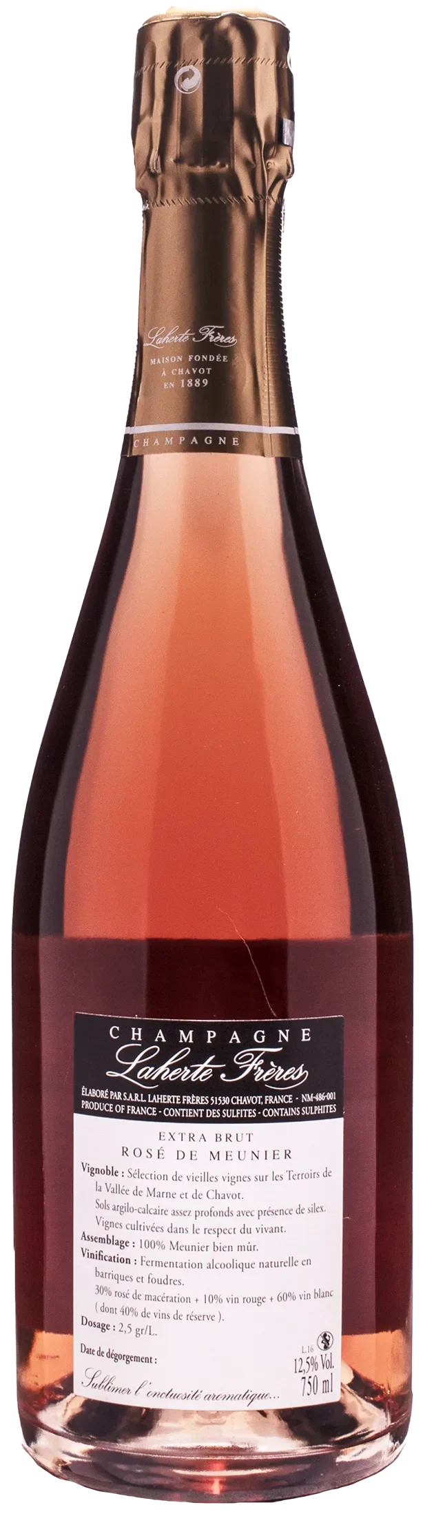 Laherte Freres Champagne Rosè de Meunier Extra Brut
