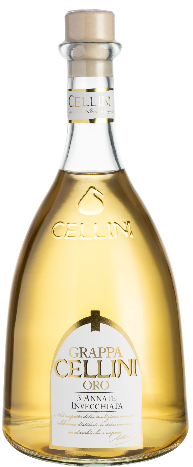 Cellini Grappa Cru Oro