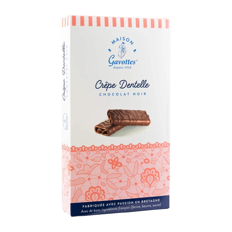 Crêpe Dentelle Zartbitterschokolade