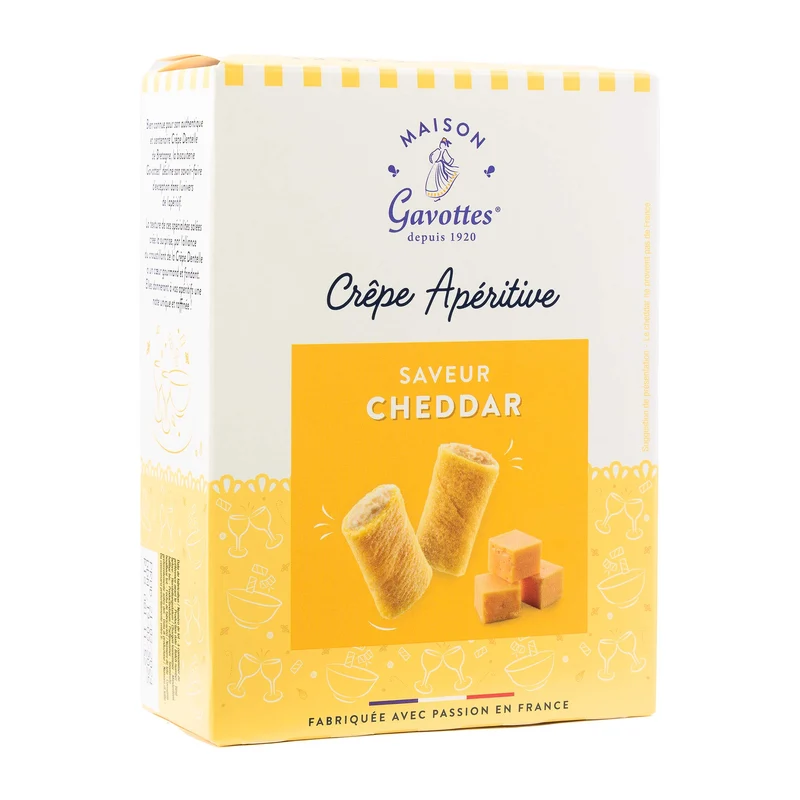 Crêpe Apéritive Cheddar – Käsegebäck