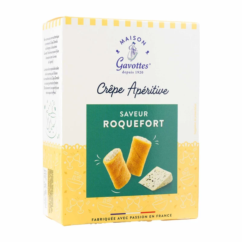 Crêpe Apéritive Roquefort – Käsegebäck
