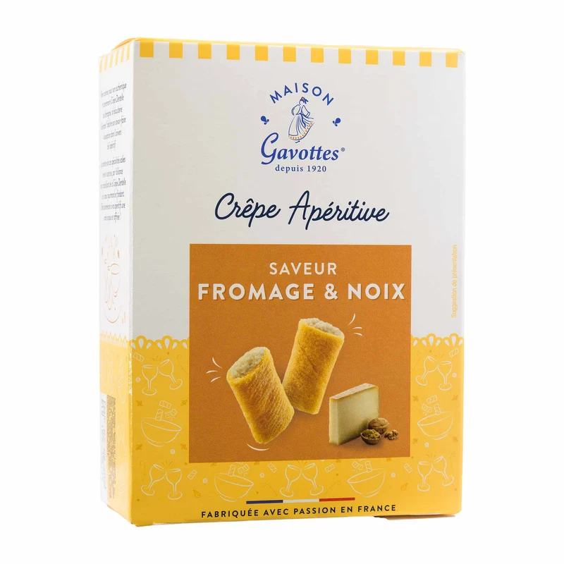 Crêpe Apéritive Fromage & Noix – Käsegebäck