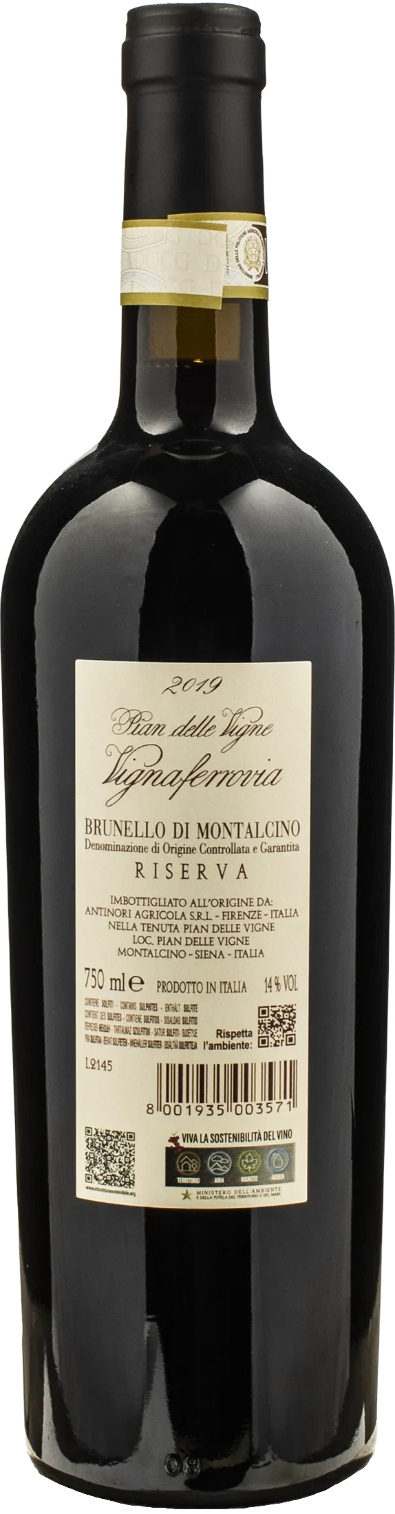 Pian delle Vigne Brunello di Montalcino Riserva Vignaferrovia 2019