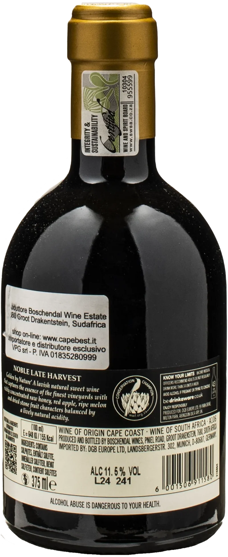 Boschendal Vin d'Or Noble Late Harvest 0.375L 2024