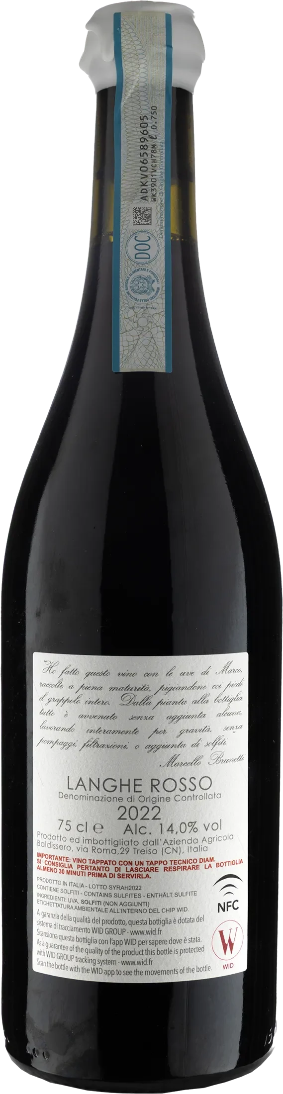 Marcello Brunetti Langhe Rosso 2022