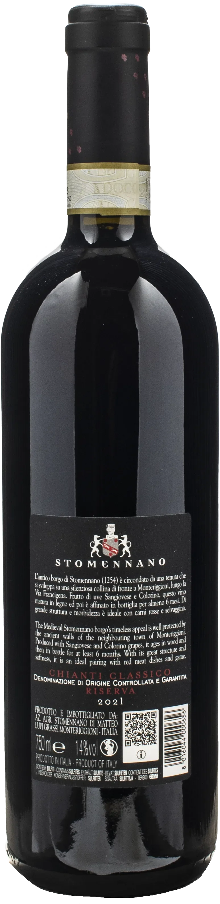 Stomennano Chianti Classico Riserva 2021