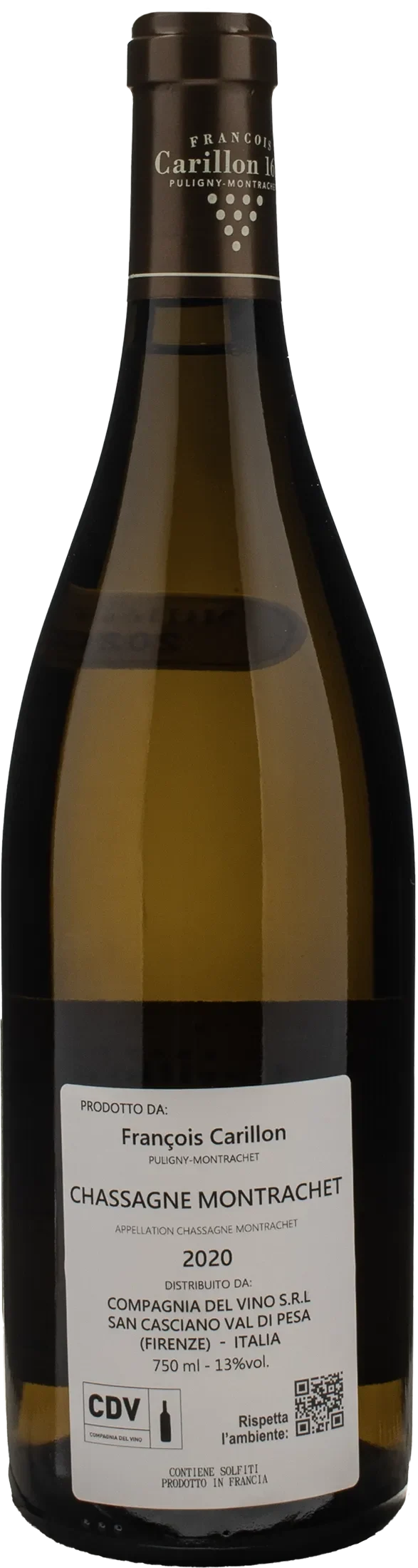 Francois Carillon Chassagne Montrachet 2020