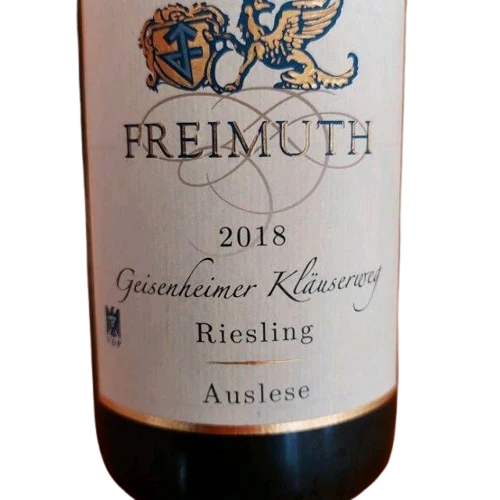 Weingut Freimuth, Riesling Auslese "Kläuserweg" 2018
