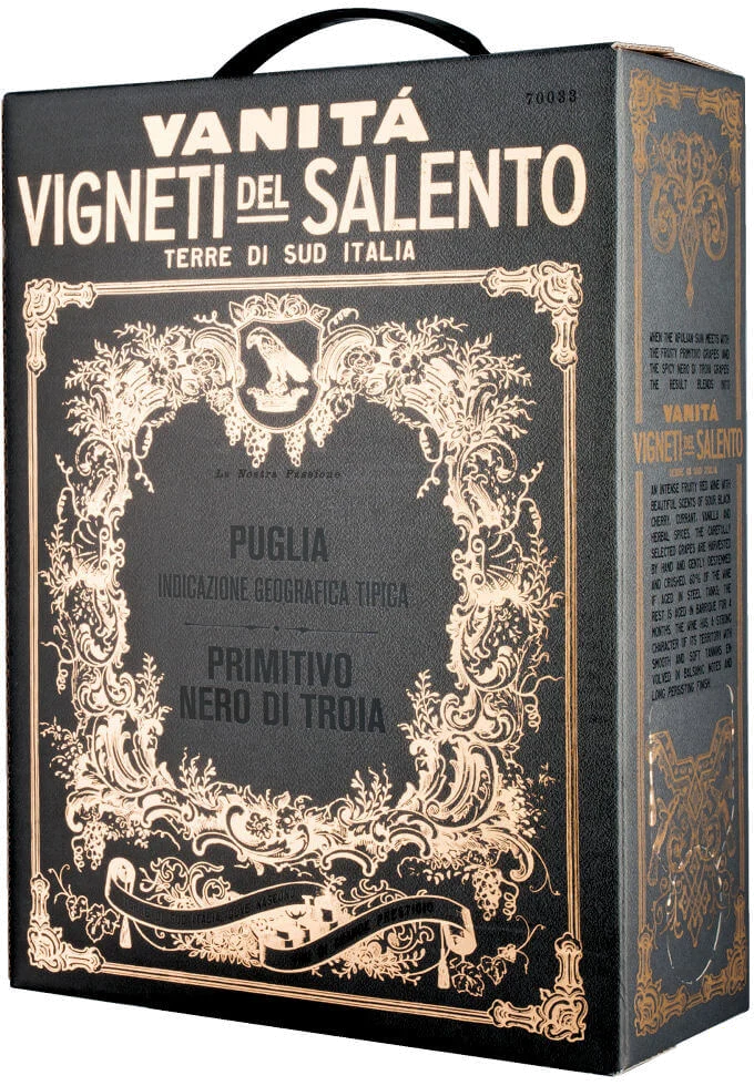 Vanita Primitivo / Nero di Troia 3 Liter Bag in Box