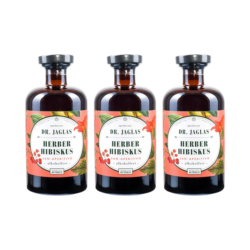 Herber Hibiskus – alkoholfreier Aperitif