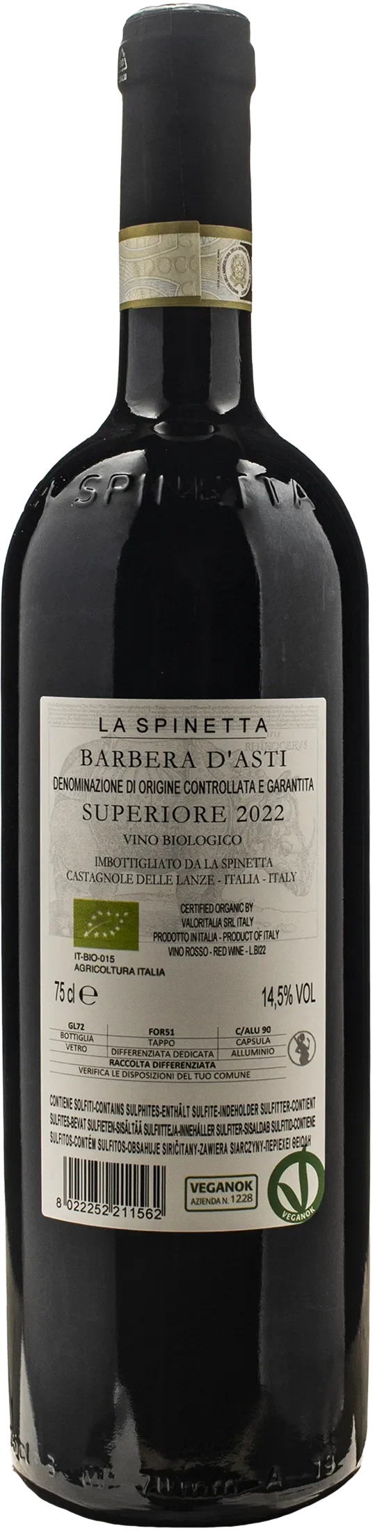 La Spinetta Barbera d'Asti Superiore Bionzo 2022