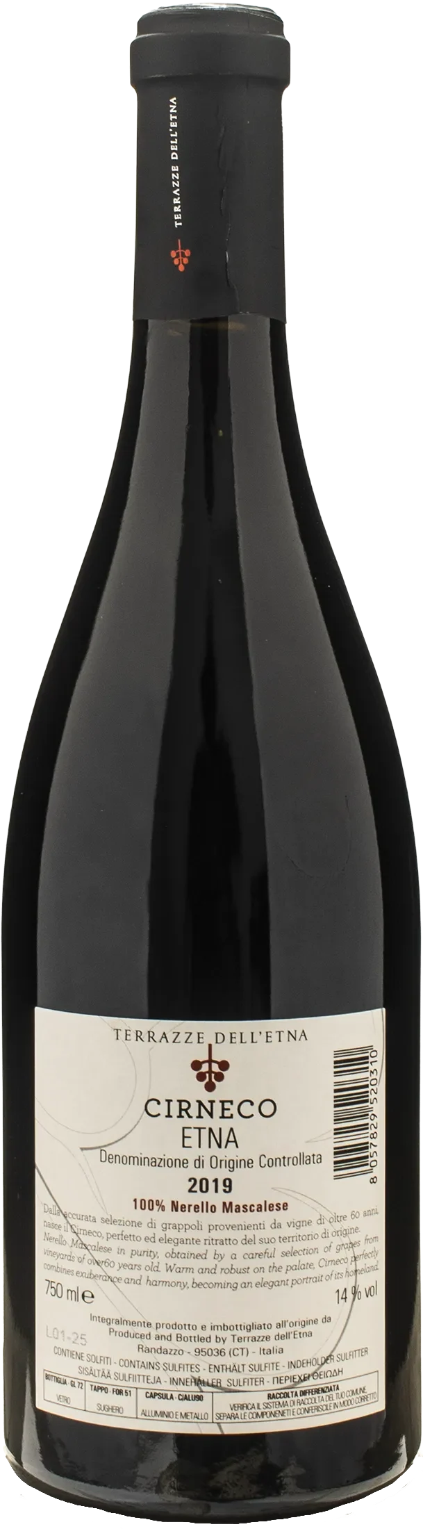 Terrazze dell'Etna Etna Rosso Cirneco 2019