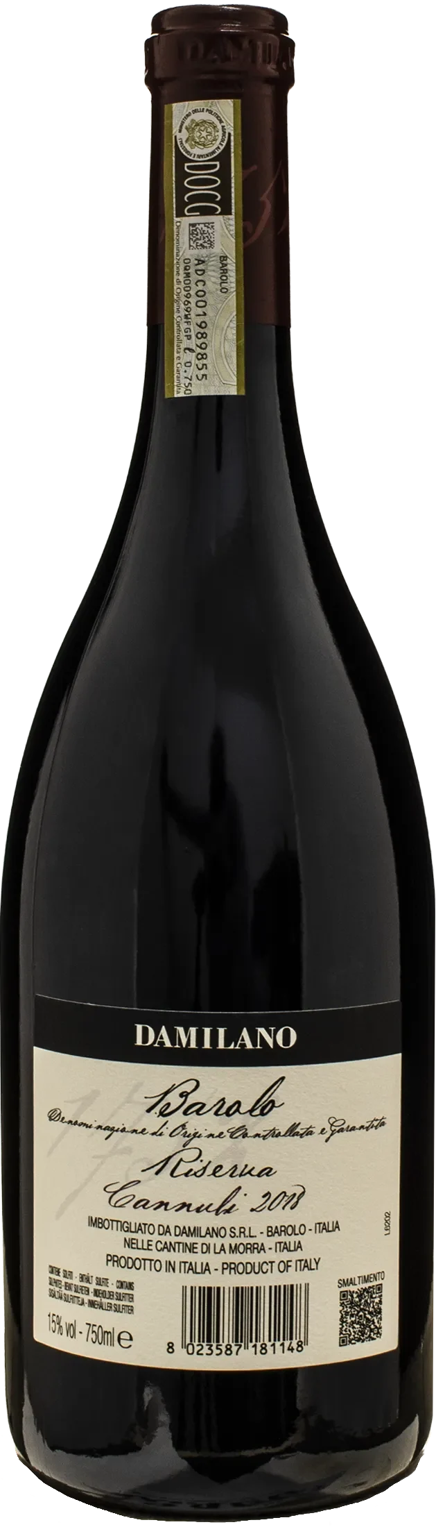 Damilano Barolo Cannubi 1752 Riserva 2018