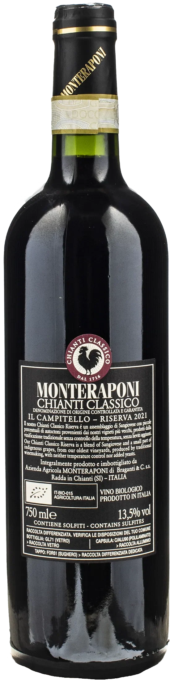 Monteraponi Chianti Classico Il Campitello Riserva 2021