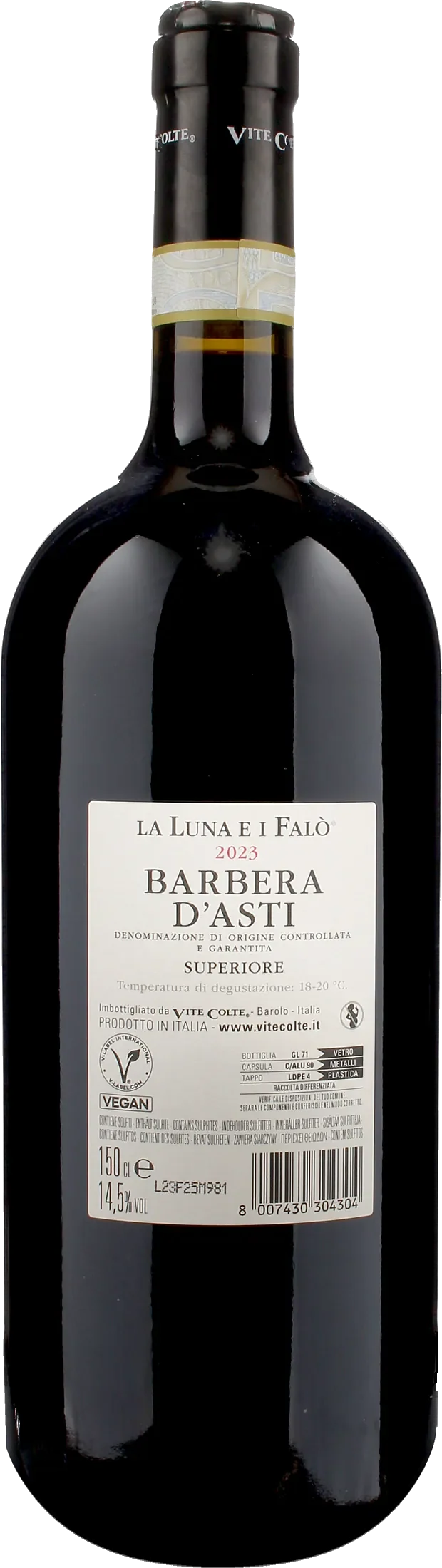 Vite Colte Barbera d'Asti Superiore La Luna e I Falo Magnum 2023