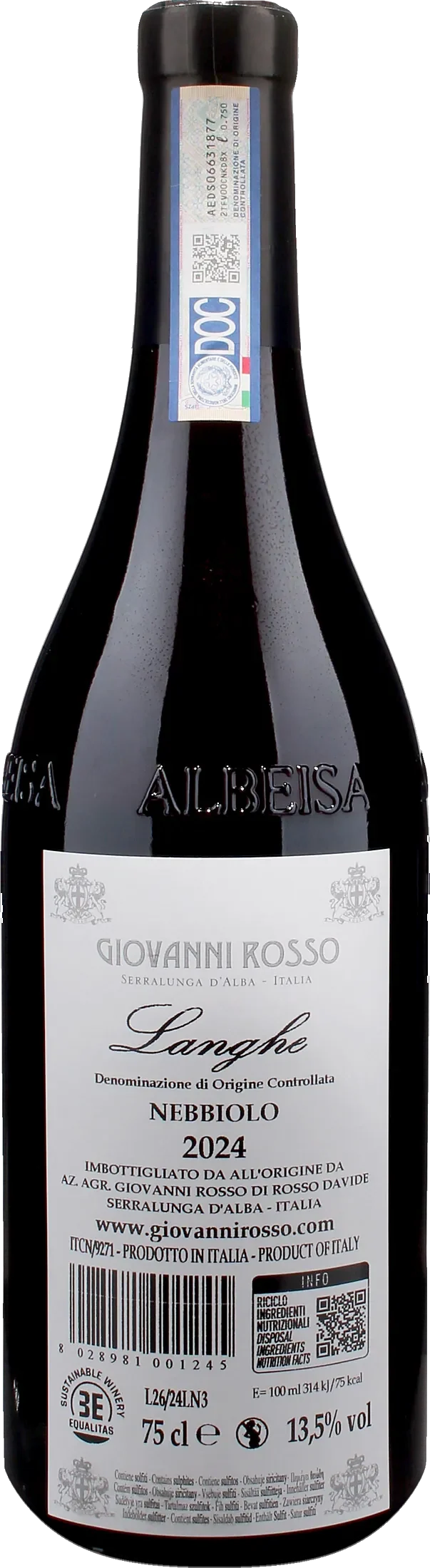 Giovanni Rosso Langhe Nebbiolo 2024