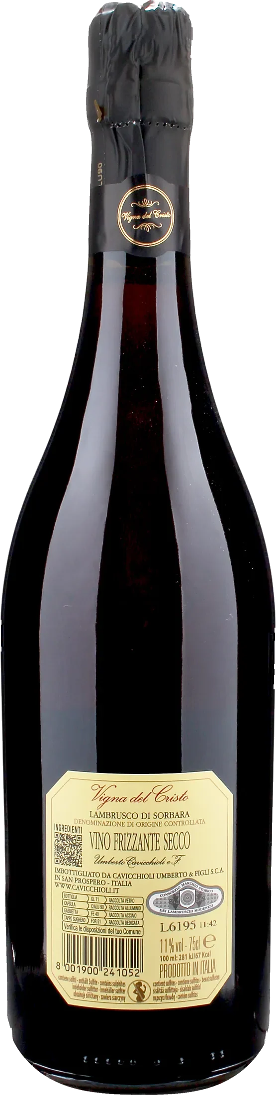 Cavicchioli Lambrusco di Sorbara Vigna del Cristo Secco 2025