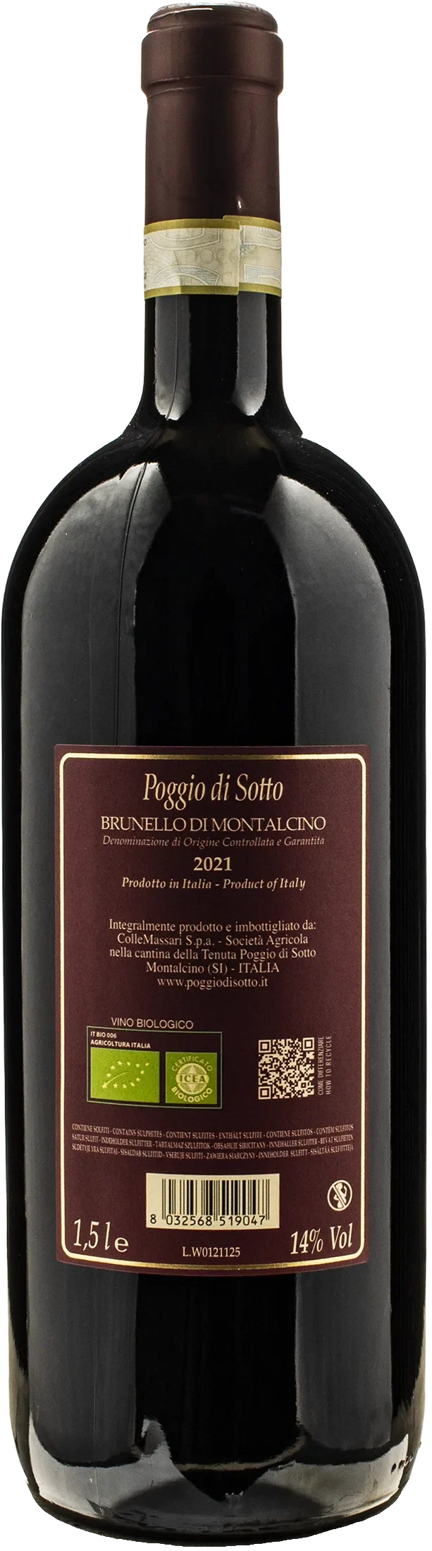 Poggio di Sotto Brunello di Montalcino Magnum 2021