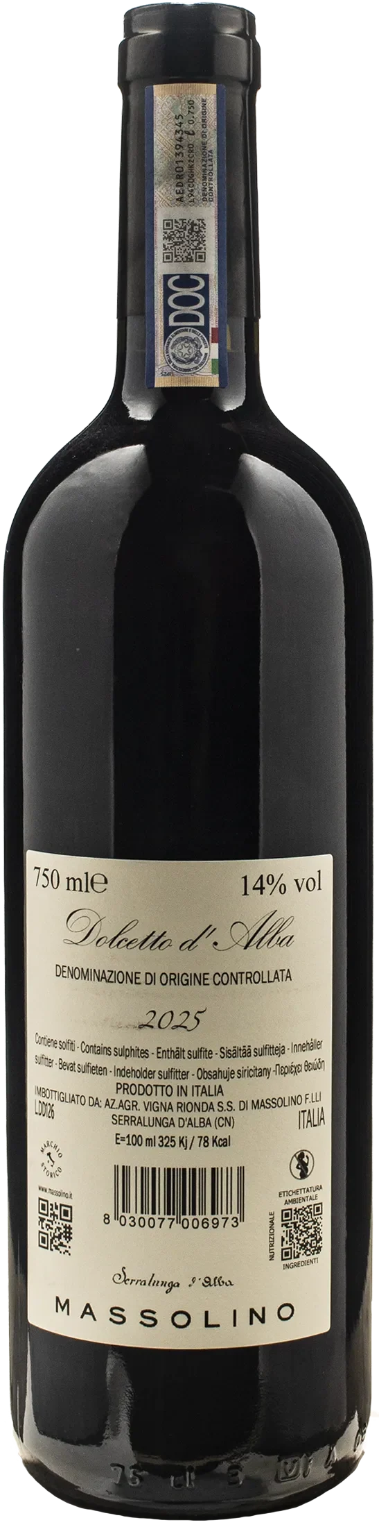 Massolino Dolcetto d'Alba 2025