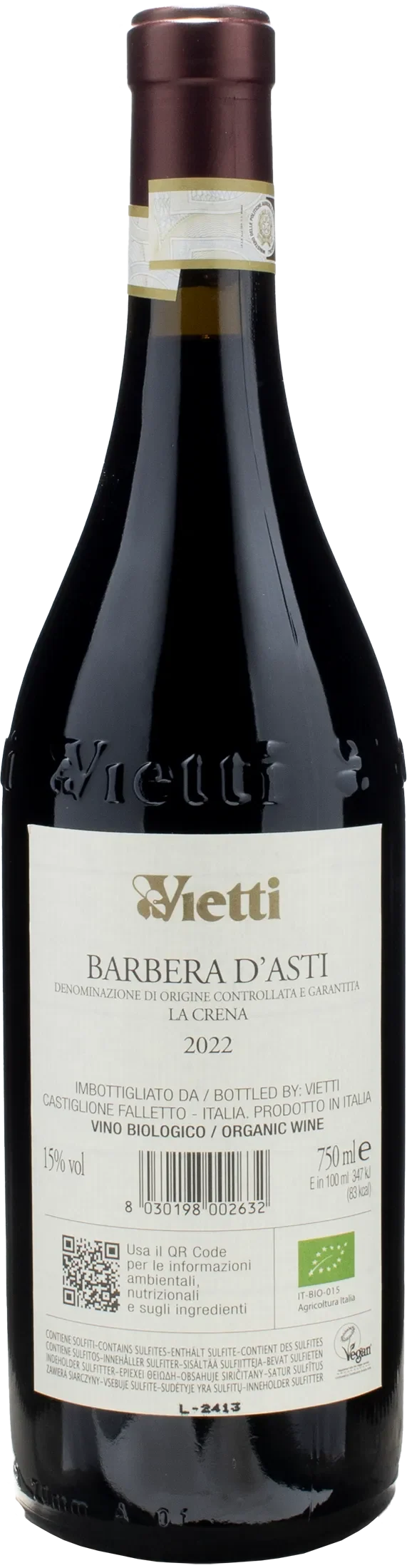 Vietti Barbera D'Asti La Crena 2022