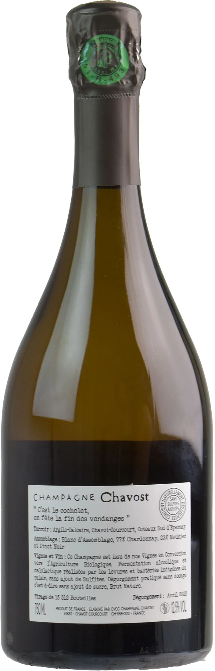 Chavost Champagne Blanc D'Assemblage Brut Nature