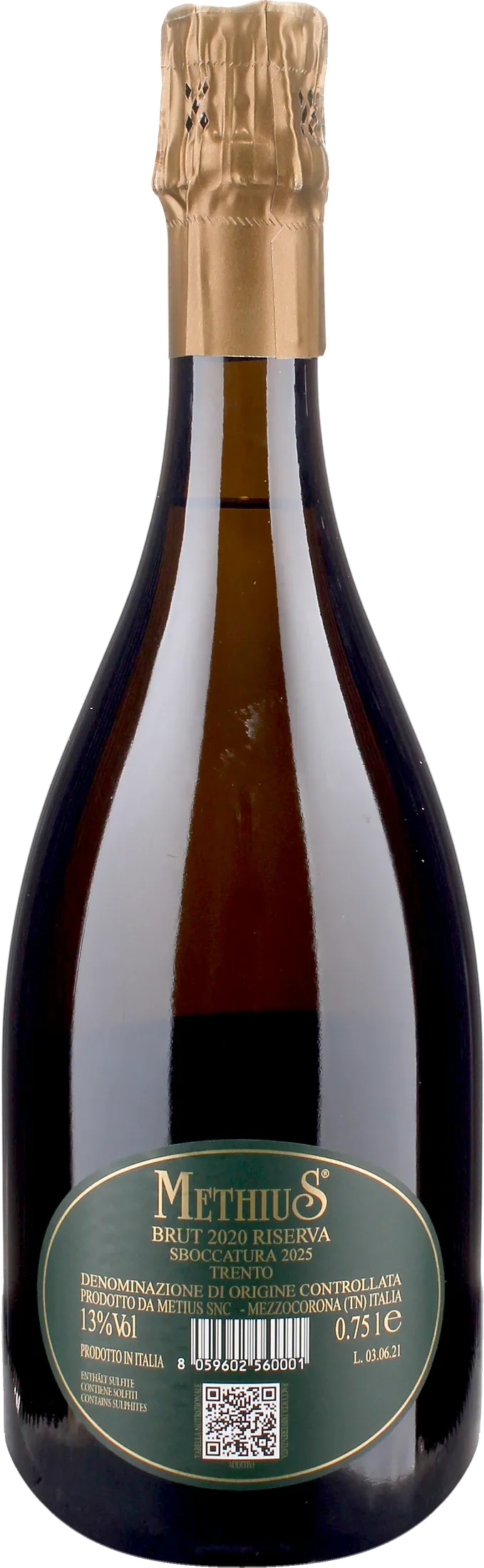 Dorigati Trento Methius Brut Riserva 2020