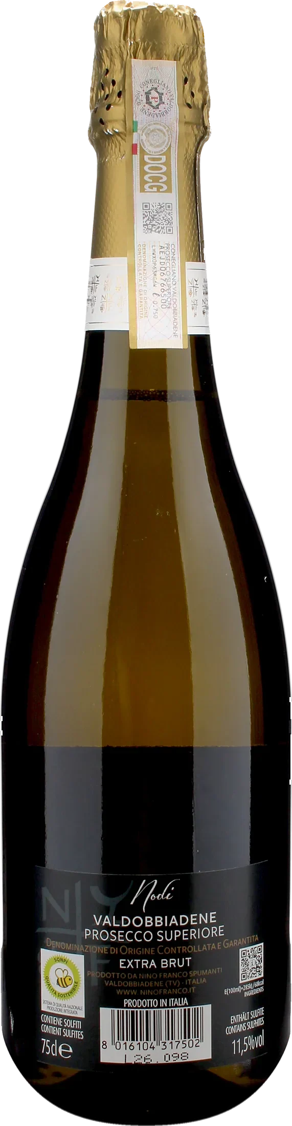 Nino Franco Valdobbiadene Prosecco Superiore Nodi Extra Brut 2024
