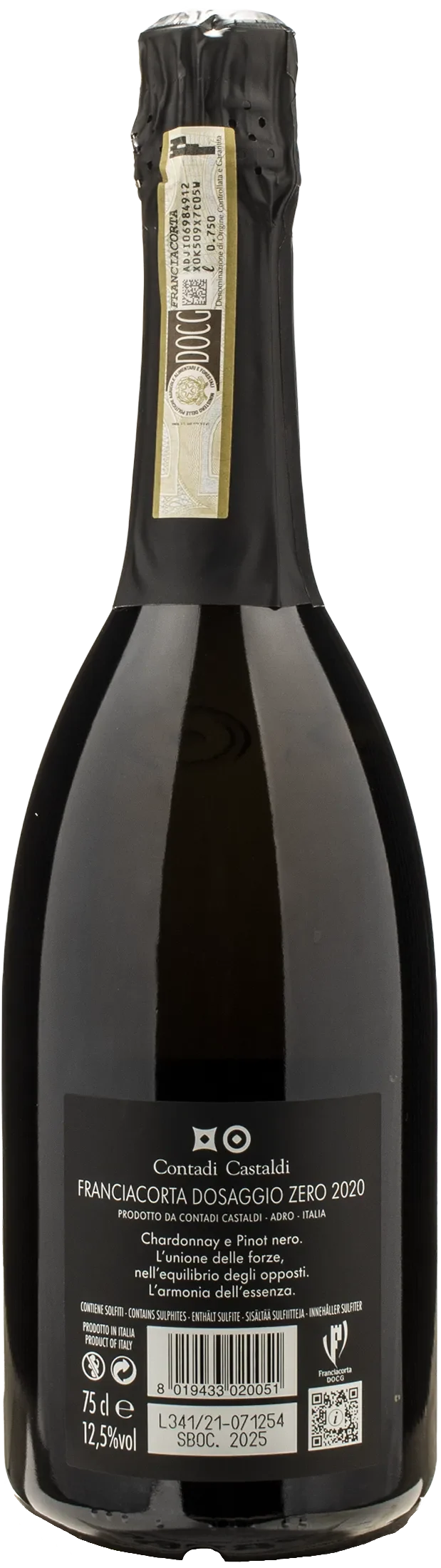 Contadi Castaldi Franciacorta Zero Dosaggio Zero 2020