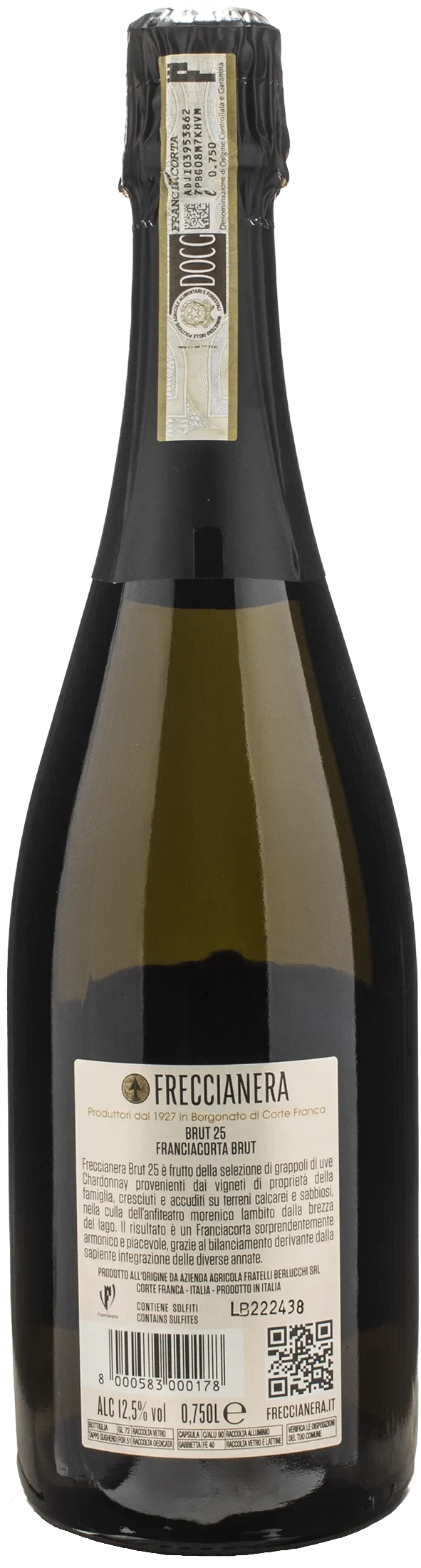 Freccianera Franciacorta Blanc de Blancs Brut 25