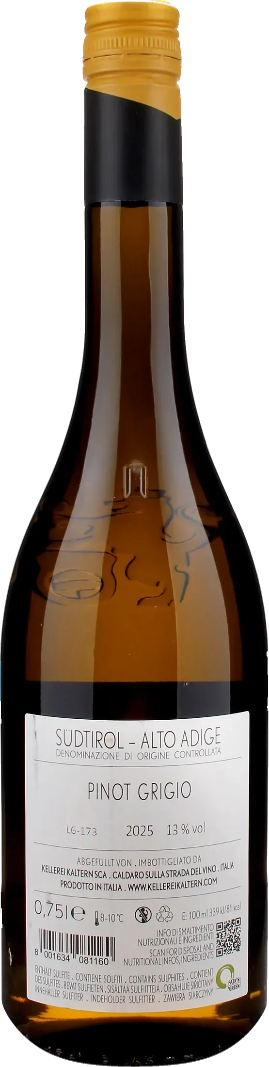 Caldaro Pinot Grigio 2025