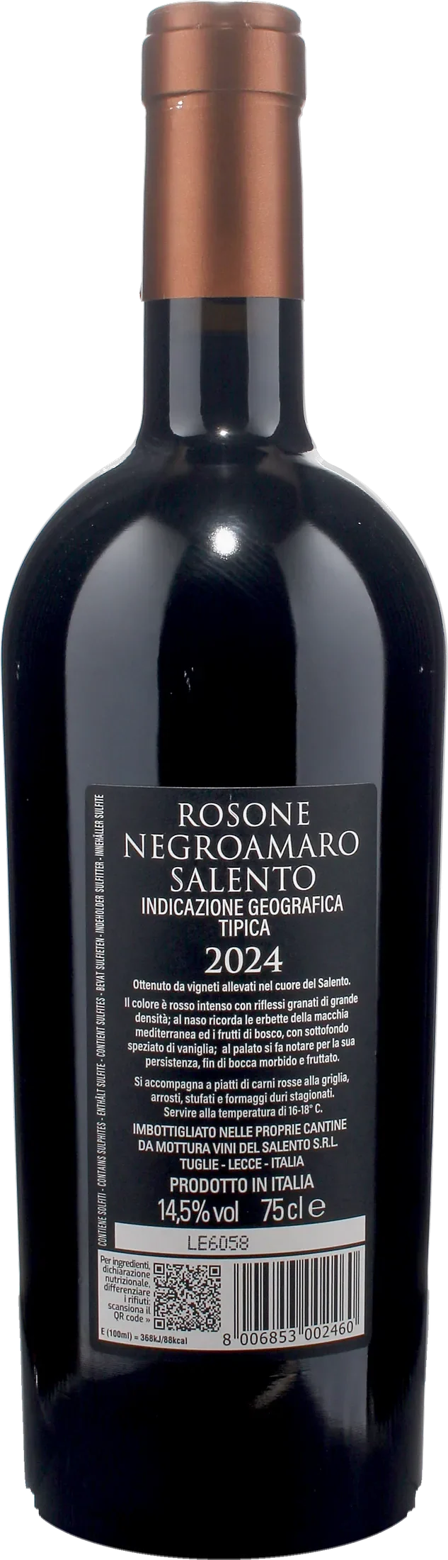Mottura Negroamaro del Salento Rosone 2024