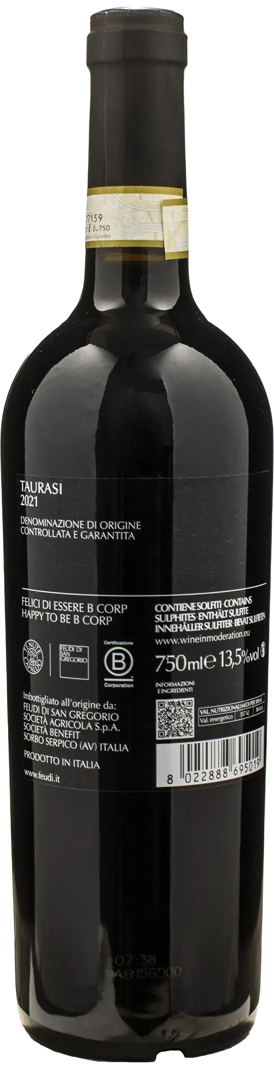 Feudi San Gregorio Taurasi 2021