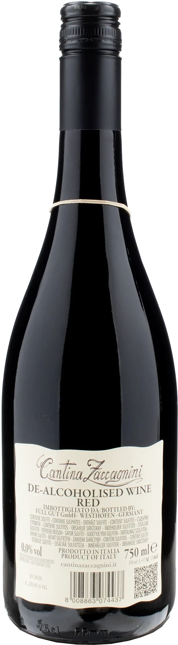 Zaccagnini Tralcetto Rosso Zero Alcol
