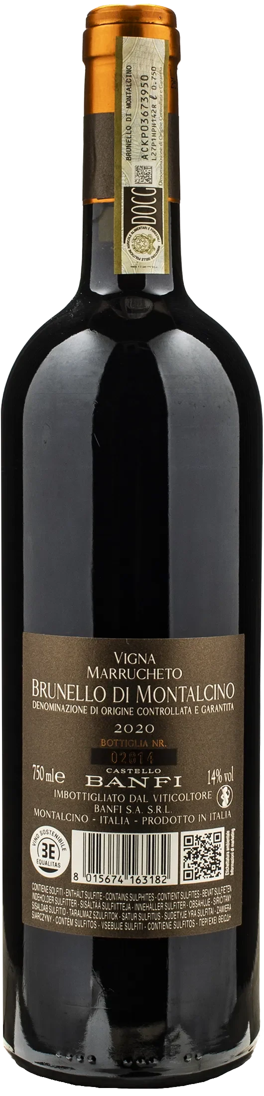 Castello Banfi Brunello di Montalcino Vigna Marrucheto 2020