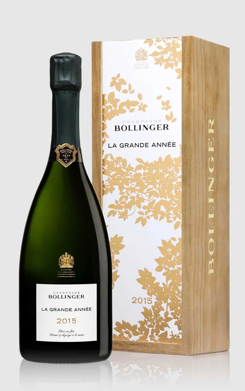 Bollinger Grande Année i flot trækasse 2015