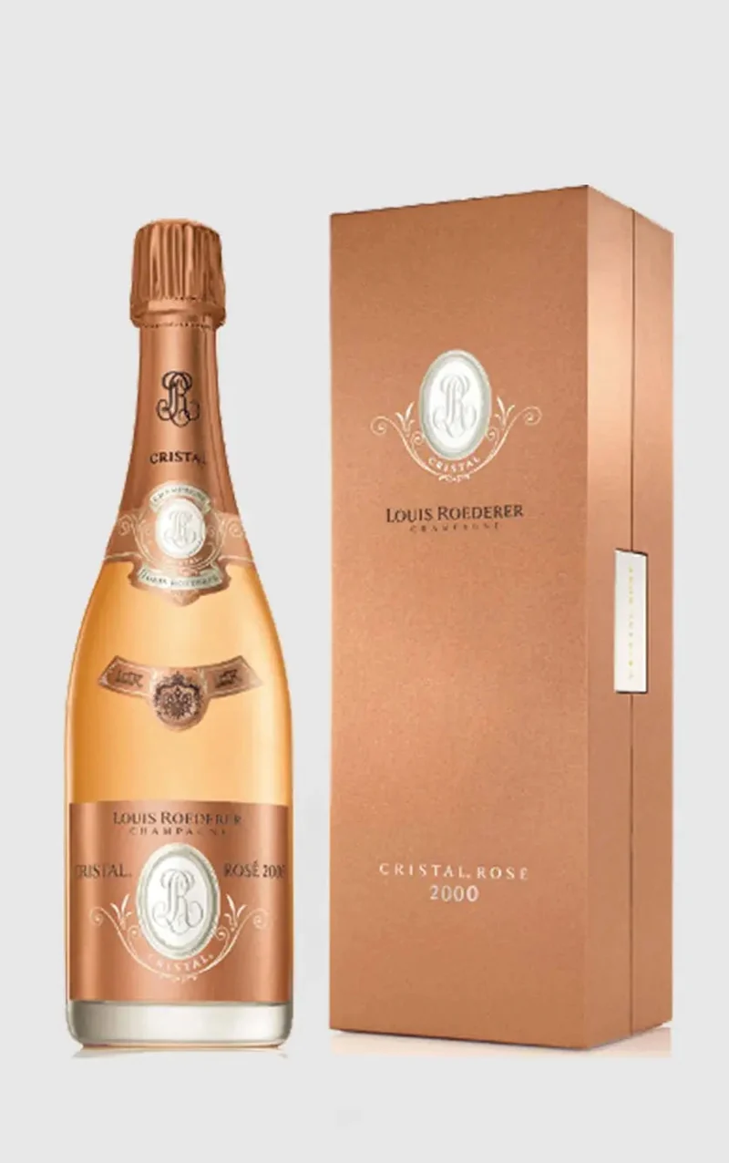 Louis Roederer, Cristal Rosé i gaveæske 2000