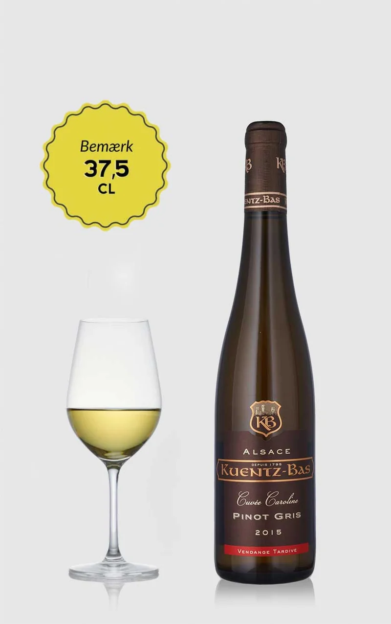 Kuentz-Bas Pinot Gris Cuvee Caroline Vendange Tardive Alsace 2015 White, 37,5 cl.