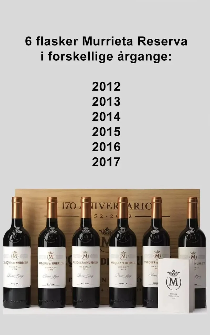 Marques de Murrieta, Reserva 2012-2017 i trækasse 2017