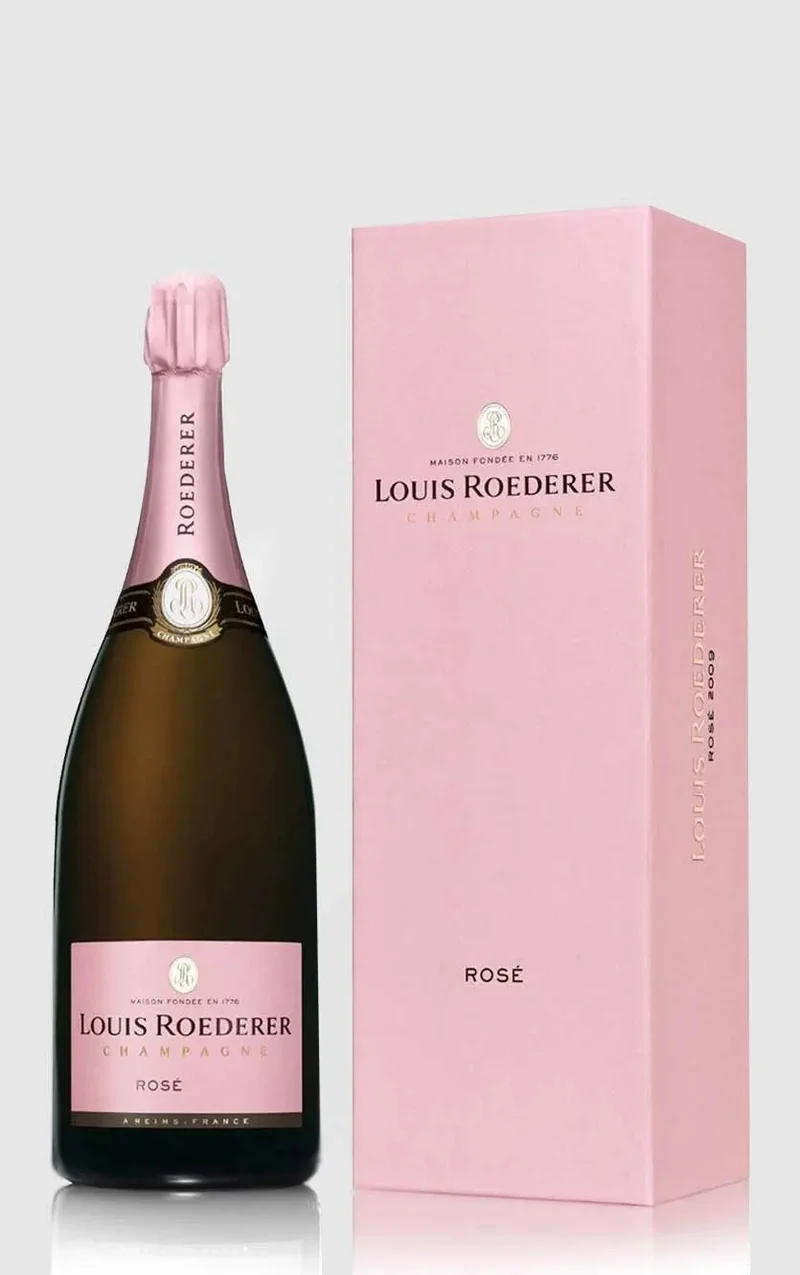 Louis Roederer, Brut Rosé Vintage Champagne i Gaveæske 2013