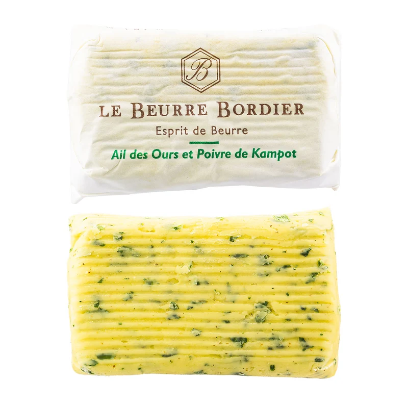 Butter mit Bärlauch & Kampot Pfeffer